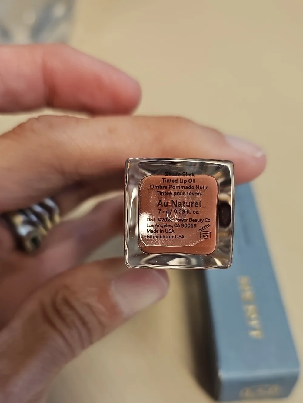 Merit Shade Slick Lip Oil - Au Naturel NIB